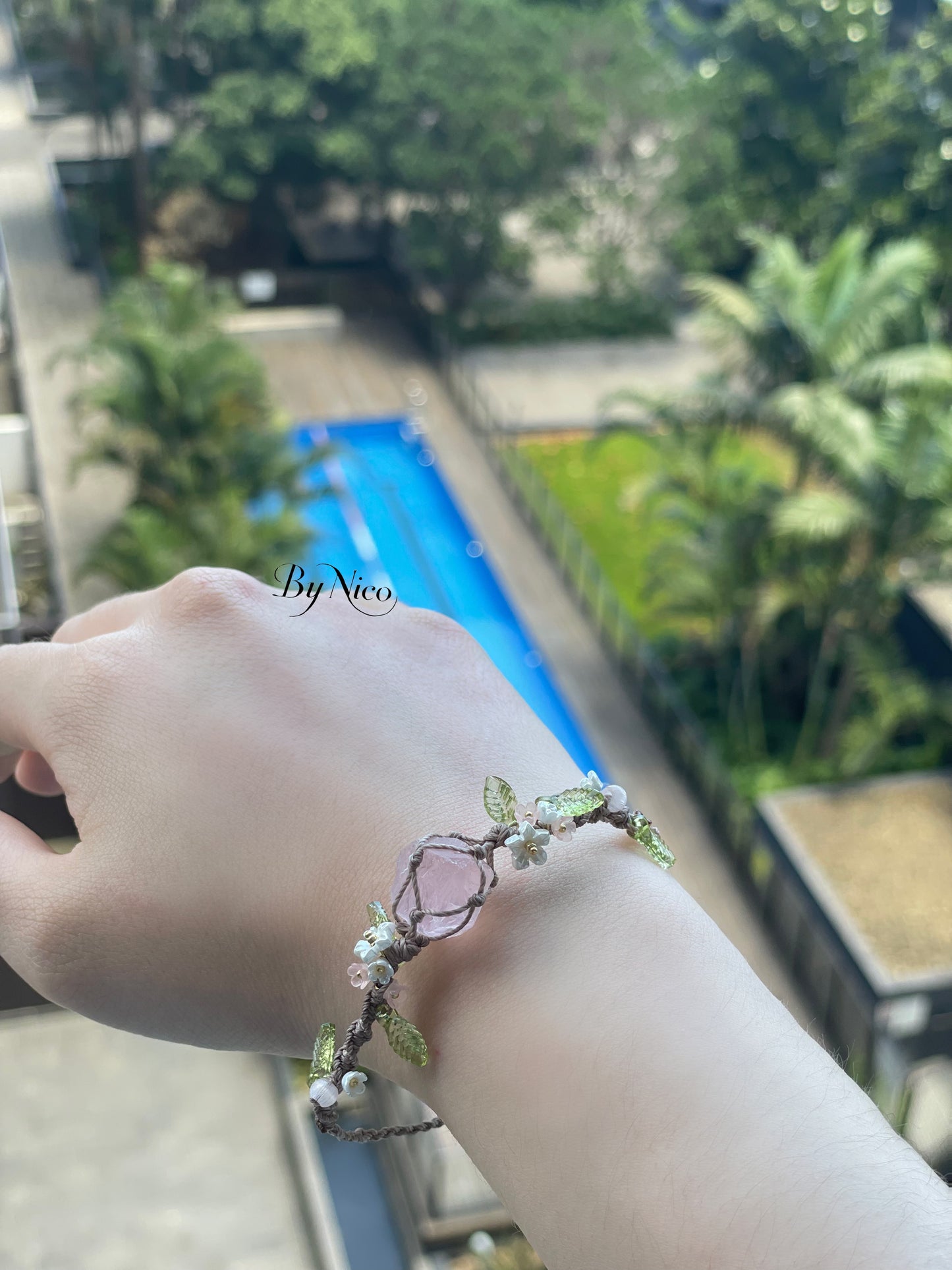 🌿 Ethereal Bloom Bracelet💖✨