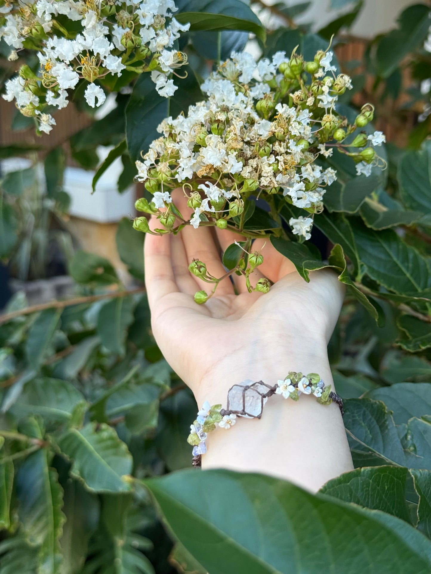 🌿 Luminous Clarity Bracelet  ✨🤍