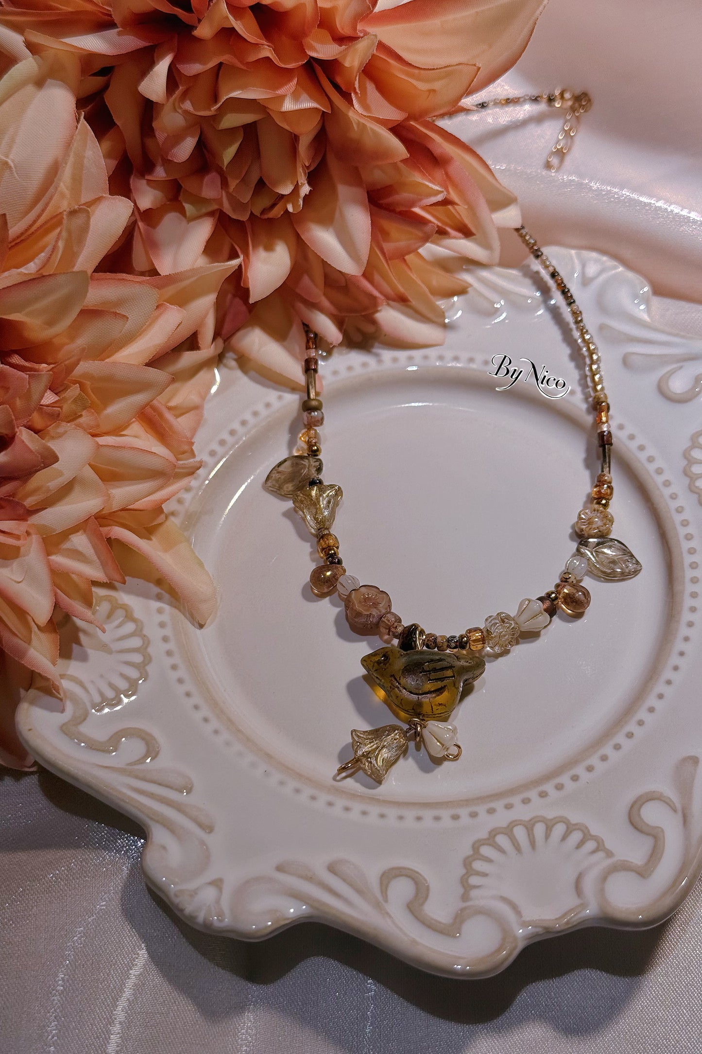 🕊️ Paris Rainfall Necklace 🌧️