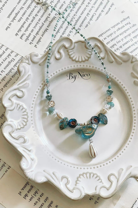 🕊️Azure Serenade Necklace 🌊✨