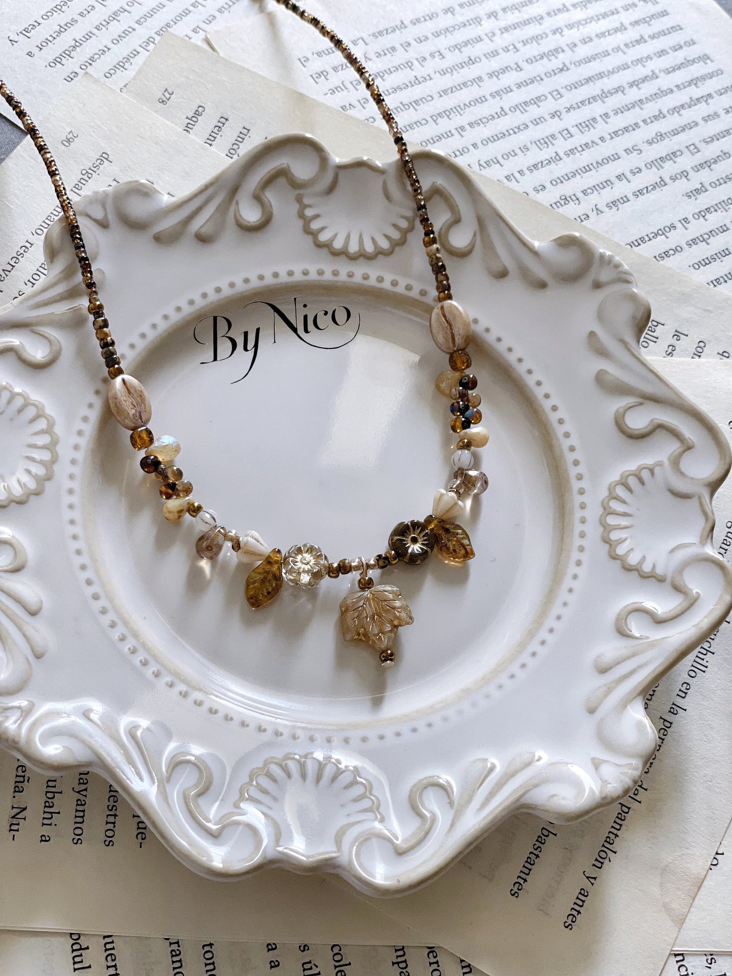 🍂 Amber Cascade Necklace